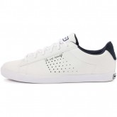 Le Coq Sportif Agate Lo Féminine Mesh Blanc/Bleu - Chaussures Baskets Basses Femme Rabais Paris